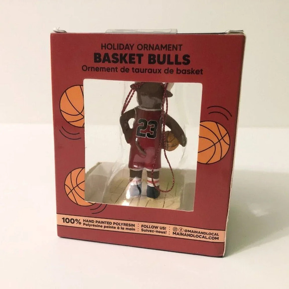 Souvenirs That Dont Suck Basket Bulls Christmas Ornament Basketball Chicago - Picture 7 of 16